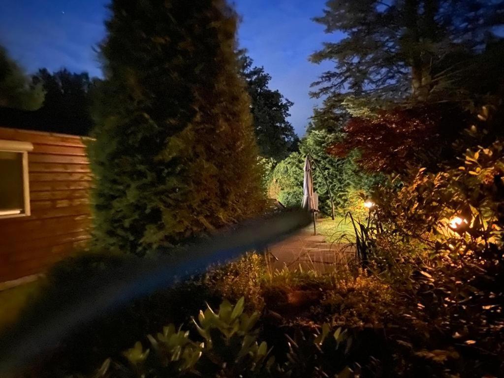 Ruime En Comfortabele Bungalow Aan Bosrand Lage Mierde Exteriér fotografie